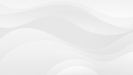 Modern White Wave Banner. Create a modern and dynamic visual impact with smooth white waves. Perfect for eye catching headers, promotional banners, and graphic elements