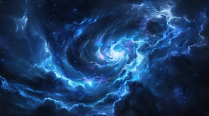 night sky with swirling galaxies and constellations, perfect for a captivating wallpaper