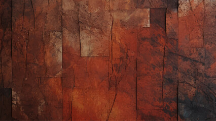 Bright orange rusty corroded metal plate surface. Brown rust texture. Industrial background for design, decoration, printjob. rusty iron wall background close.