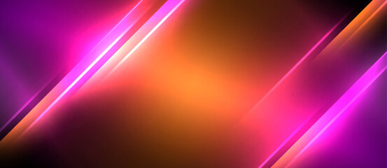 a purple and orange background with glowing lines High quality