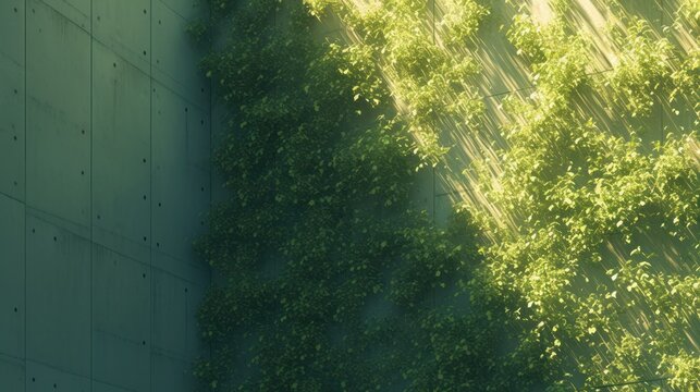 smart lighting system installed within an eco-friendly building, emphasizing its commitment to efficient energy consumption.