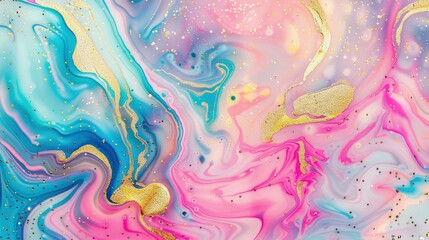 Rainbow Resonance: Glittery Marbles in Pop Reverie
