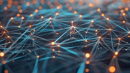 Geometric pattern showcasing connections in a cryptographic or blockchain network