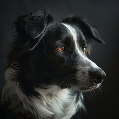 White background, puppy