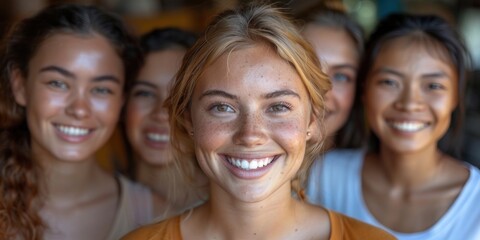 Fototapeta premium Group of Women Standing Together