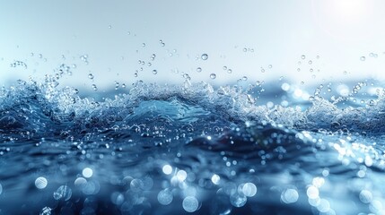 Close Up View of Water Bubbling