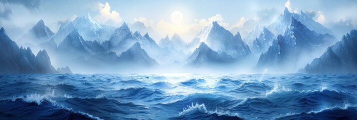 Mountain Range in the Middle of the Ocean