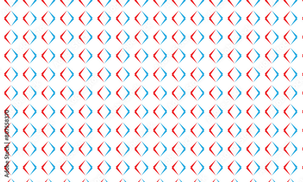 Poster abstract simple creative red blue geometric pattern.
