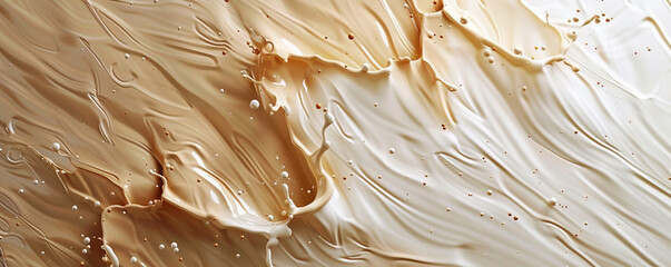 Dynamic abstract wallpaper with gradient splashes from ivory to s