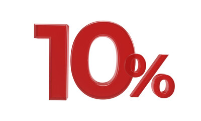 10 percent. 3D rendering