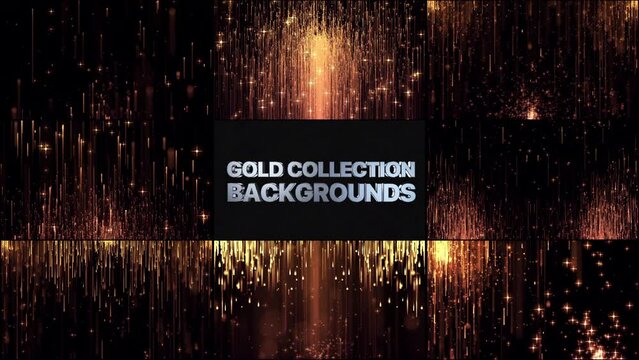 Enhance your projects with a touch of opulence using the Gold Collection Backgrounds motion graphics pack. This exquisite collection offers 8 animated backgrounds that shimmer with golden hues. 4K res
