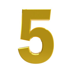 Gold number 5