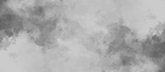 Abstract gray background soft white watercolor grunge texture. fog design with white smoke texture overlays. smoky effect for photos design. Vintage or grungy of White Concrete Texture.	