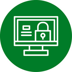 Obraz premium Lock Icon