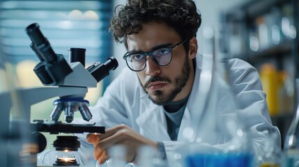 Biotechnology student presenting research findings at a scientific conference