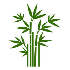 Fototapeta premium Bamboo forest flat design
