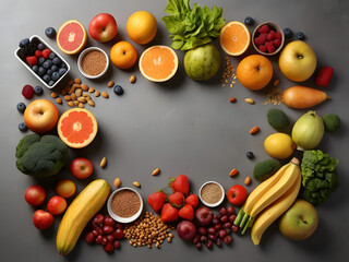 fruits and vegetables,vegetables on white background