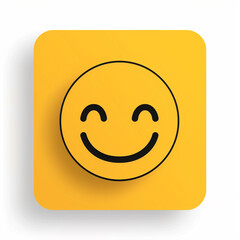 Fototapeta premium Smiley icons with cute 2D drawing feeling