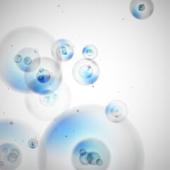 Science background with cells.