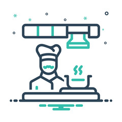 Mix icon for cooking