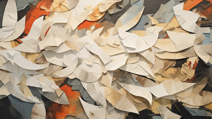 crumpled paper background