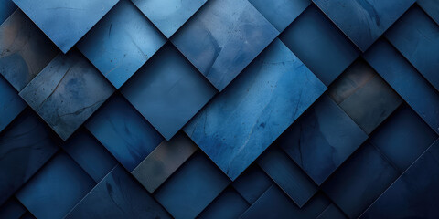 Blue background with dark blue squares and lines. Created with Ai