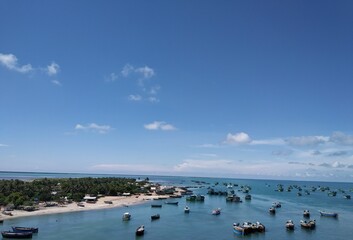 Obraz premium boats on the ocean