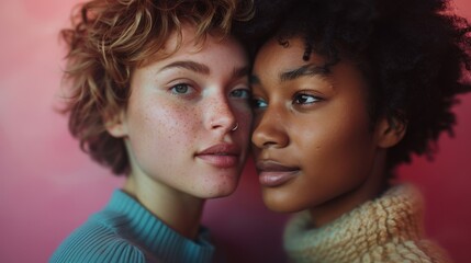 Obraz premium Gender Identity, A real photo illustrating individuals expressing their gender identity authentically and confidently, emphasizing the importance of self-expression and acceptance.