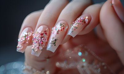 Witness the captivating moments of nail artistry in ac Nail Designs: A Fusion of Creativity and Elegance