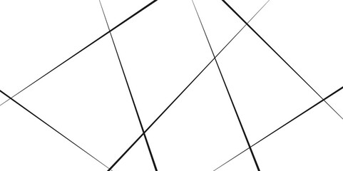 Abstract lines in black and white tone of many squares and rectangle shapes on white background. Vector black diagonal crossed lines for modern contemporary art backdrop white design