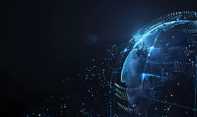 Obraz premium technology, earth, space, universe, planet