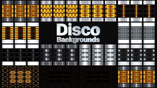 Disco Backgrounds Par2 1 is best for event, show, concert, party, presentation, website, etc. Useful for motion designers, editors and VJ for LED screens, Visual Backdrop and video projection mapping.