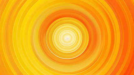 Dynamic abstract background with radial gradient in shades of yellow  orange