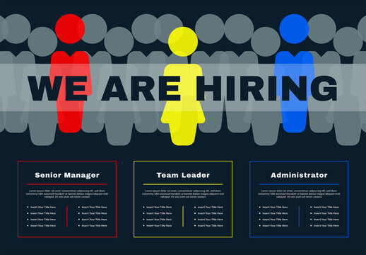 We Are Hiring Infographic