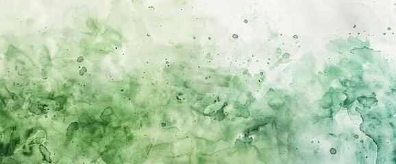 Abstract Green Pastel Watercolor Stains Background On Textured Paper Creates A Sense Of Artistic Expression And Creativity, Background HD For Designer 