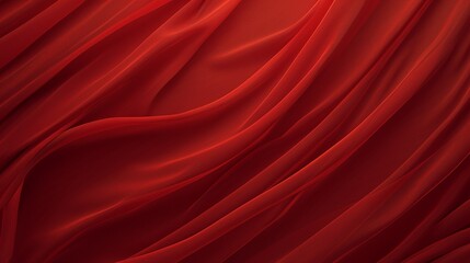 Obraz premium 波打つ赤い布テクスチャー7