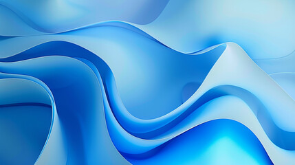 Modern abstract background featuring gradient flow from electric blue to light blue elegant wallpaper