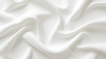 Naklejka premium 波打つ白い布テクスチャー3