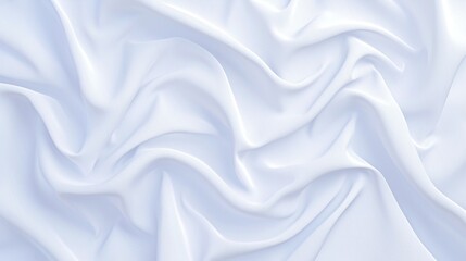 Obraz premium 波打つ白い布テクスチャー5