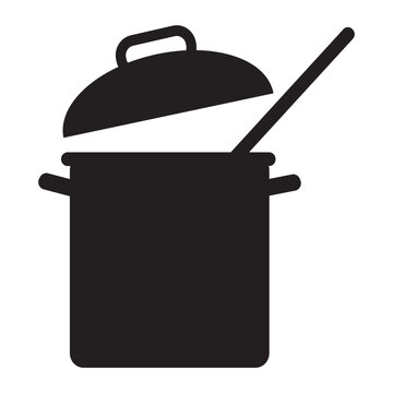cooking pot vector art kitchenware pot silhouette dinner dish