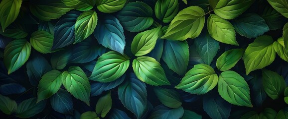 An Abstract Green Leaves Background Paints A Picture Of Lush Foliage And Vibrant Life, Where Every Leaf Tells A Story Of Growth And Renewal, Background HD For Designer 