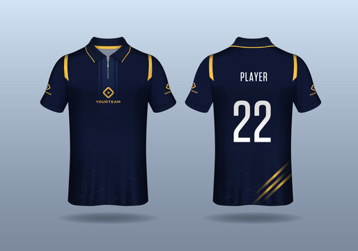 sublimation stylish full sleeve cricket jersey design