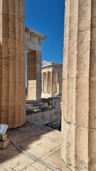entrance of parthenon athens greece touristic attracion in europe