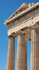 Obraz premium parthenon athens greece touristic attracion in europe