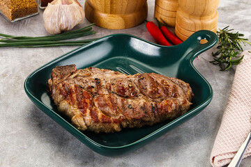 Grilled pork sirloin for dinner