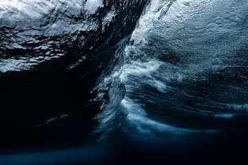 Under the wave