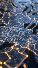 Obraz premium Visualize the complex algorithms of machine learning , super realistic