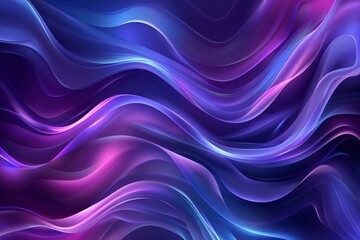 a colorful wavy lines on a purple background
