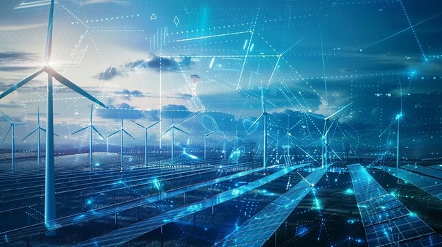 a windmills in a field