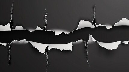 Black and white cracked wall texture background